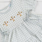 Sage French Knot Turkeys Girl Pant Set