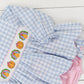 Gingham Smocked Turkey Bloomer Set