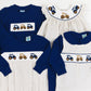 Smocked Tractor Boys Pant Set