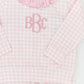 Pink Gingham Pant Set