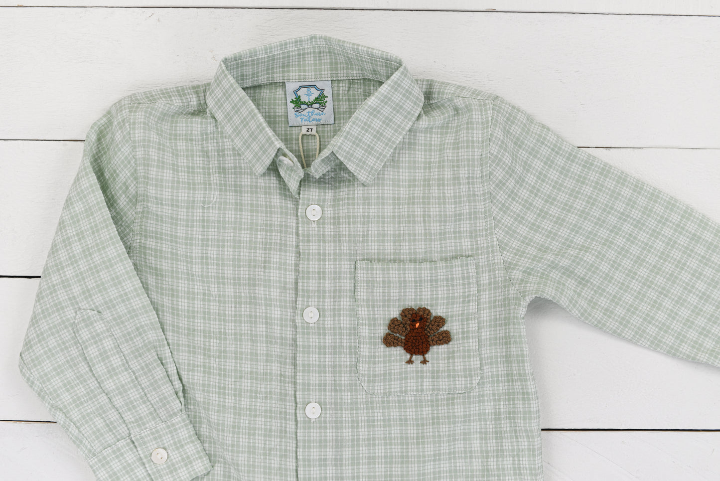 FrenchKnot Trio Turkeys Button Down Shirt