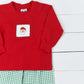 Smocked Santa Boys Pant Set