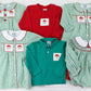 Smocked Santa Boys Pant Set