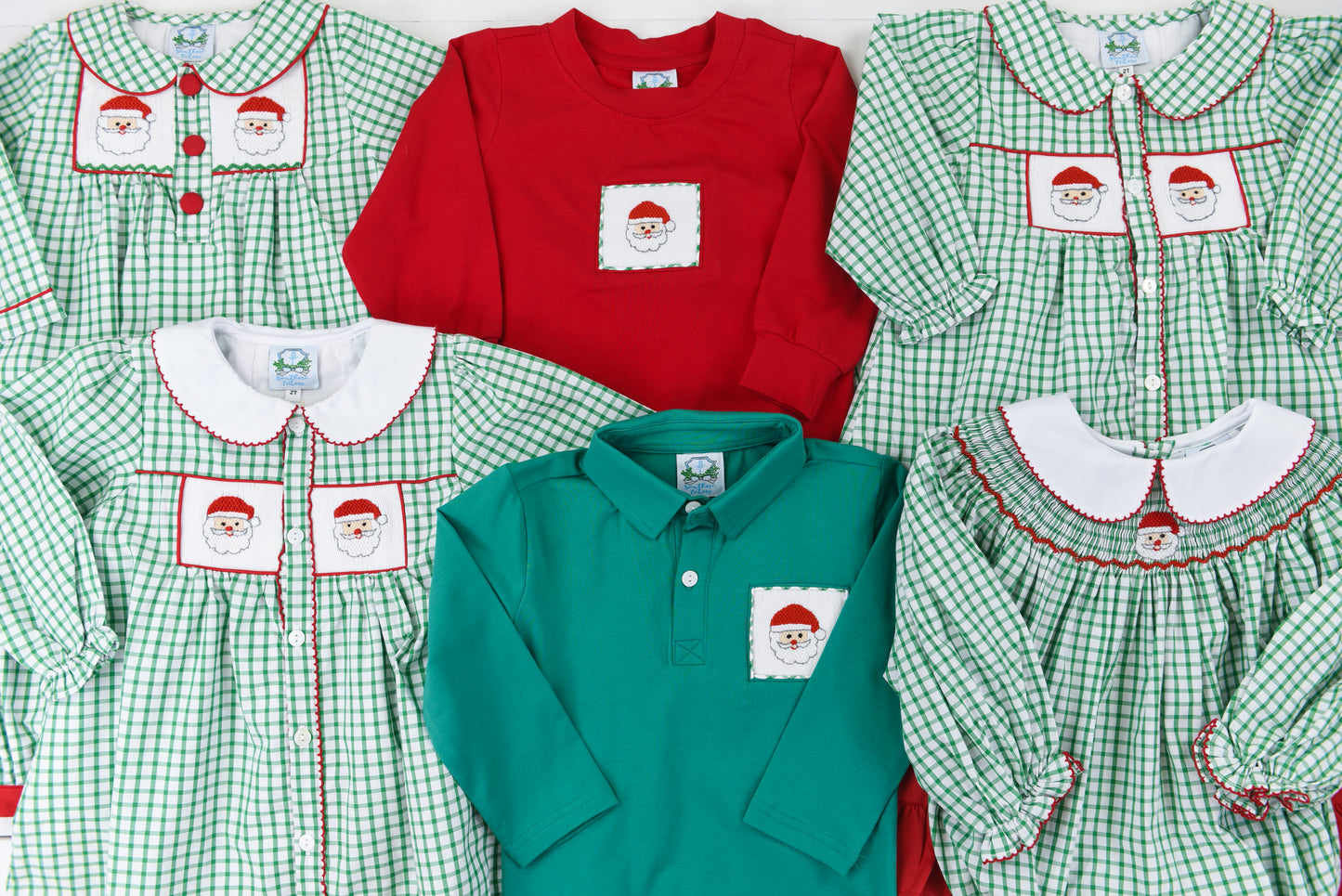 Smocked Santa Boys Pant Set