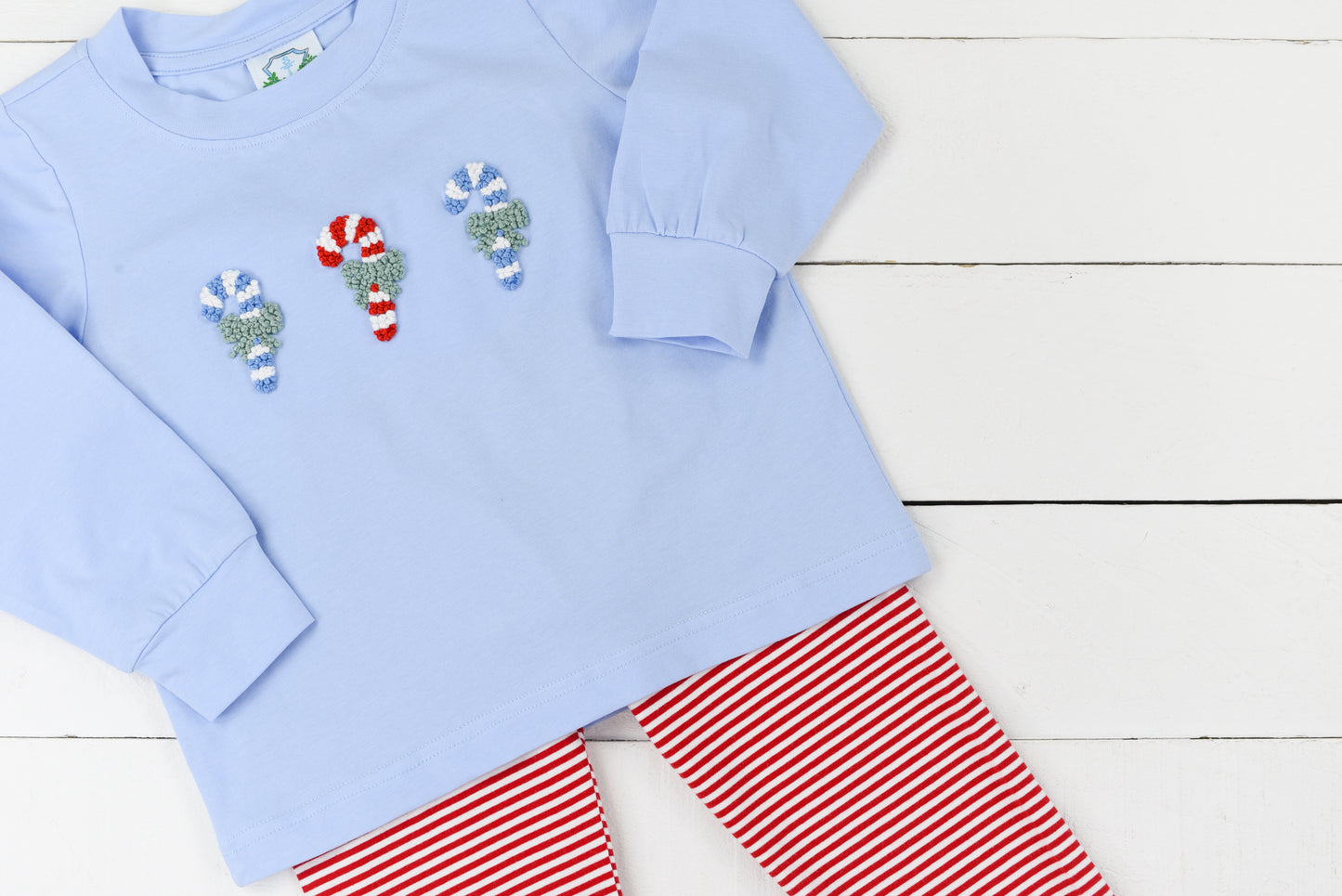 Candy Cane Stripes Boy Pant Set