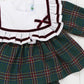 Green Tartan Bloomer Set