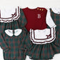 Green Tartan Bloomer Set