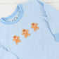 Blue Gingerbread Man Shirt Only