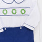 Smocked Wreath Boys Short Set