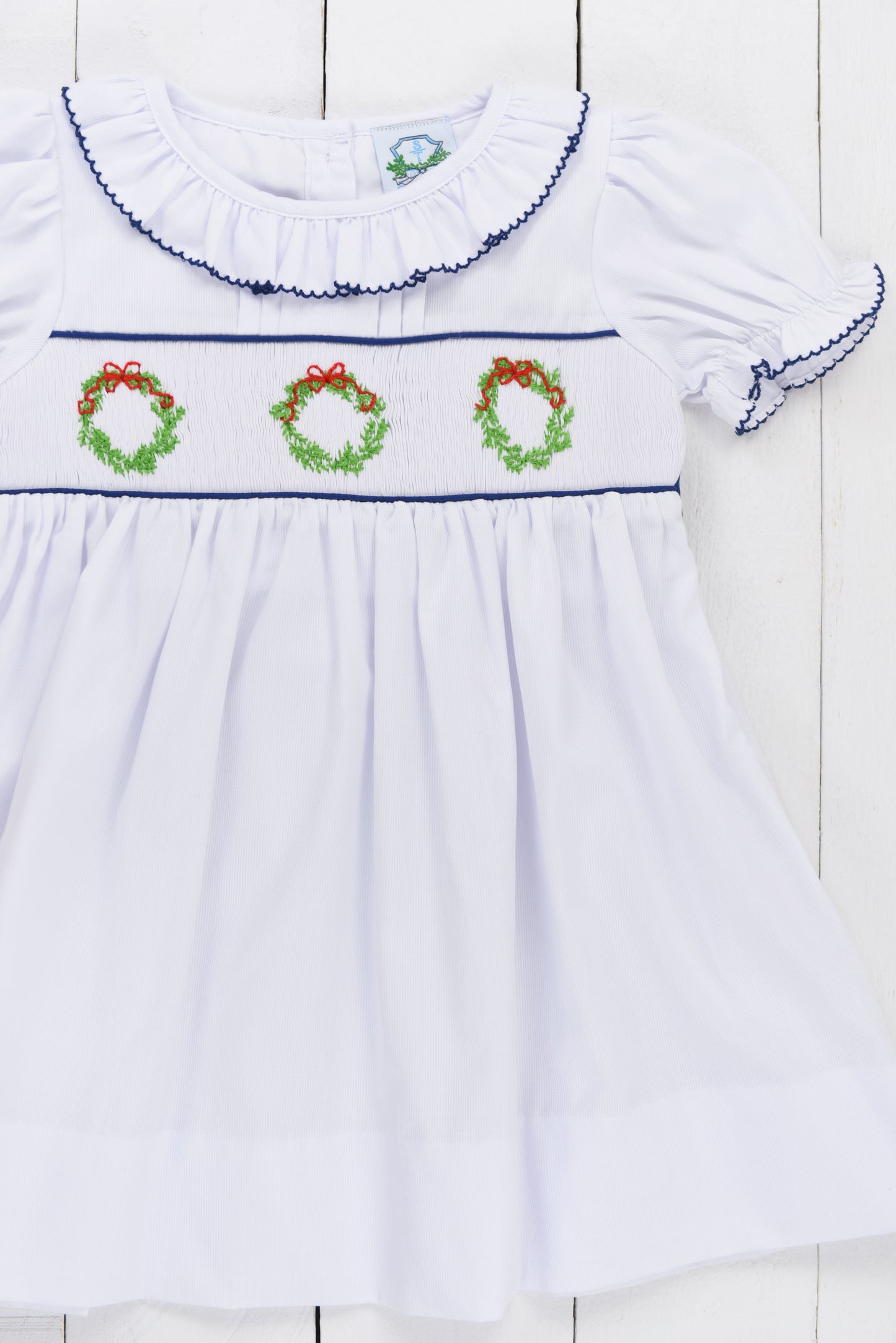 Smocked Wreath Dress