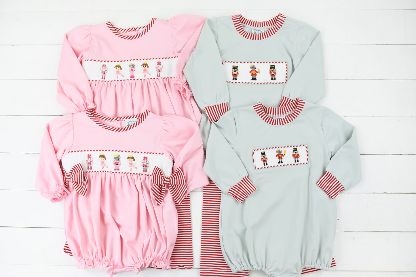 Smocked Nutcracker Boys Pant Set