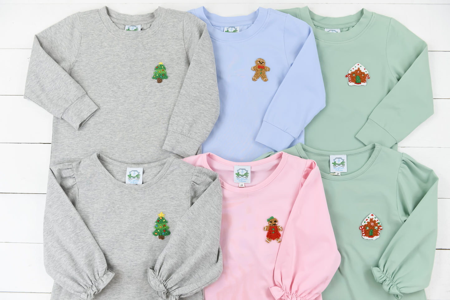 Sleigh All Day Girls 3 Shirt Pack