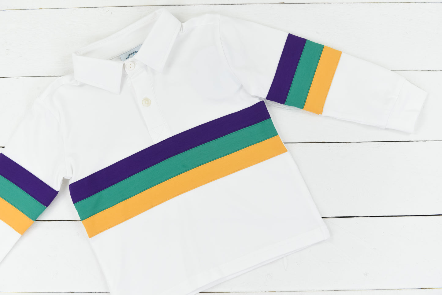 Rugby Mardi Gras Polo Shirt