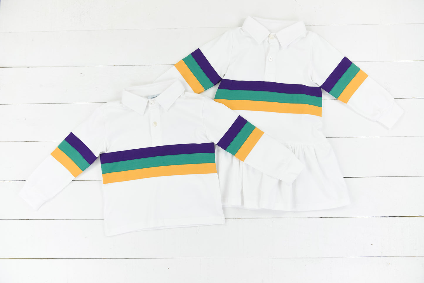 Rugby Mardi Gras Polo Shirt