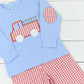 Firetruck Applique Pants Set