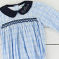 Navy Plaid Girls Bubble