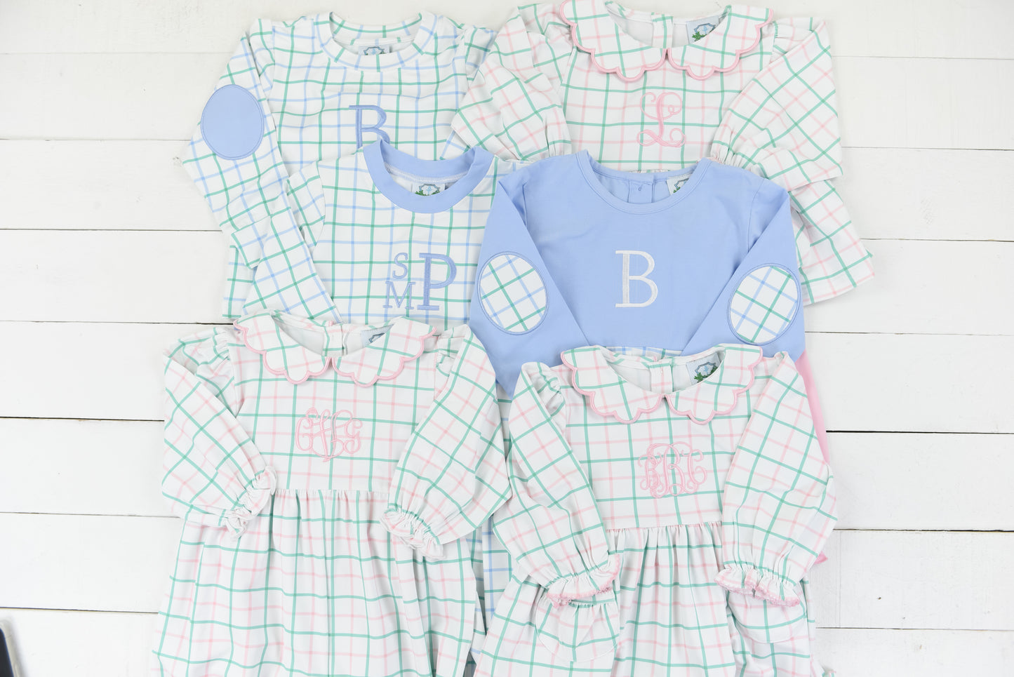 Winter Plaid Boys Pants Set