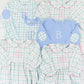 Winter Plaid Girls Pant Set