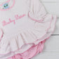 Pink Chainstitch Baby Sister Bloomer Set