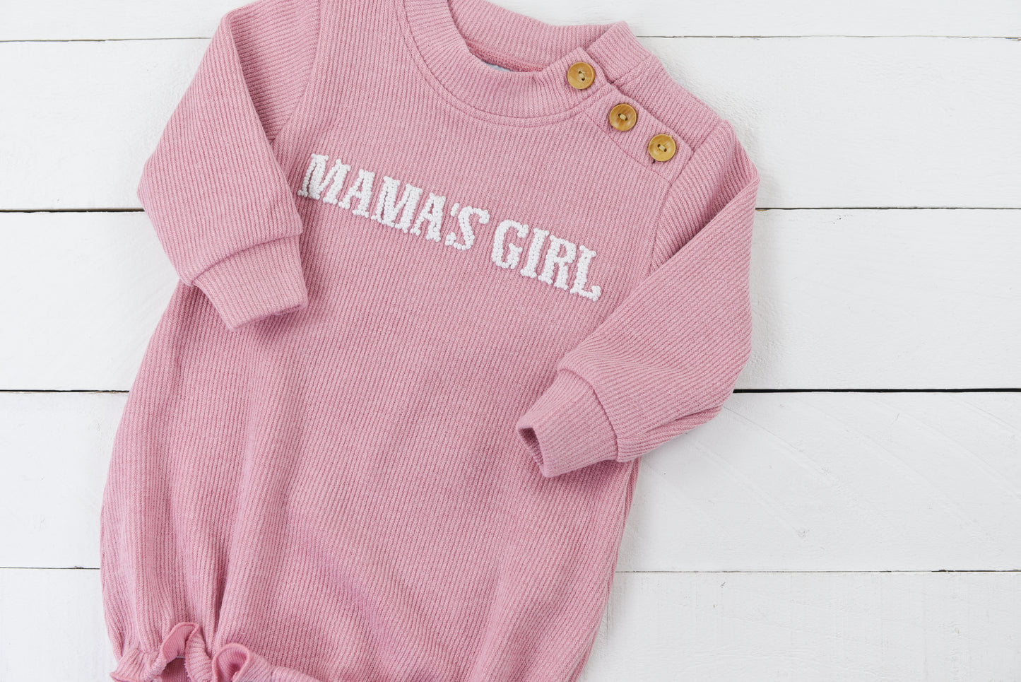 French Knot Pink Mama's Girl Sweater Bubble