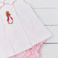 French Knot Pink Rabbit Bloomer Set