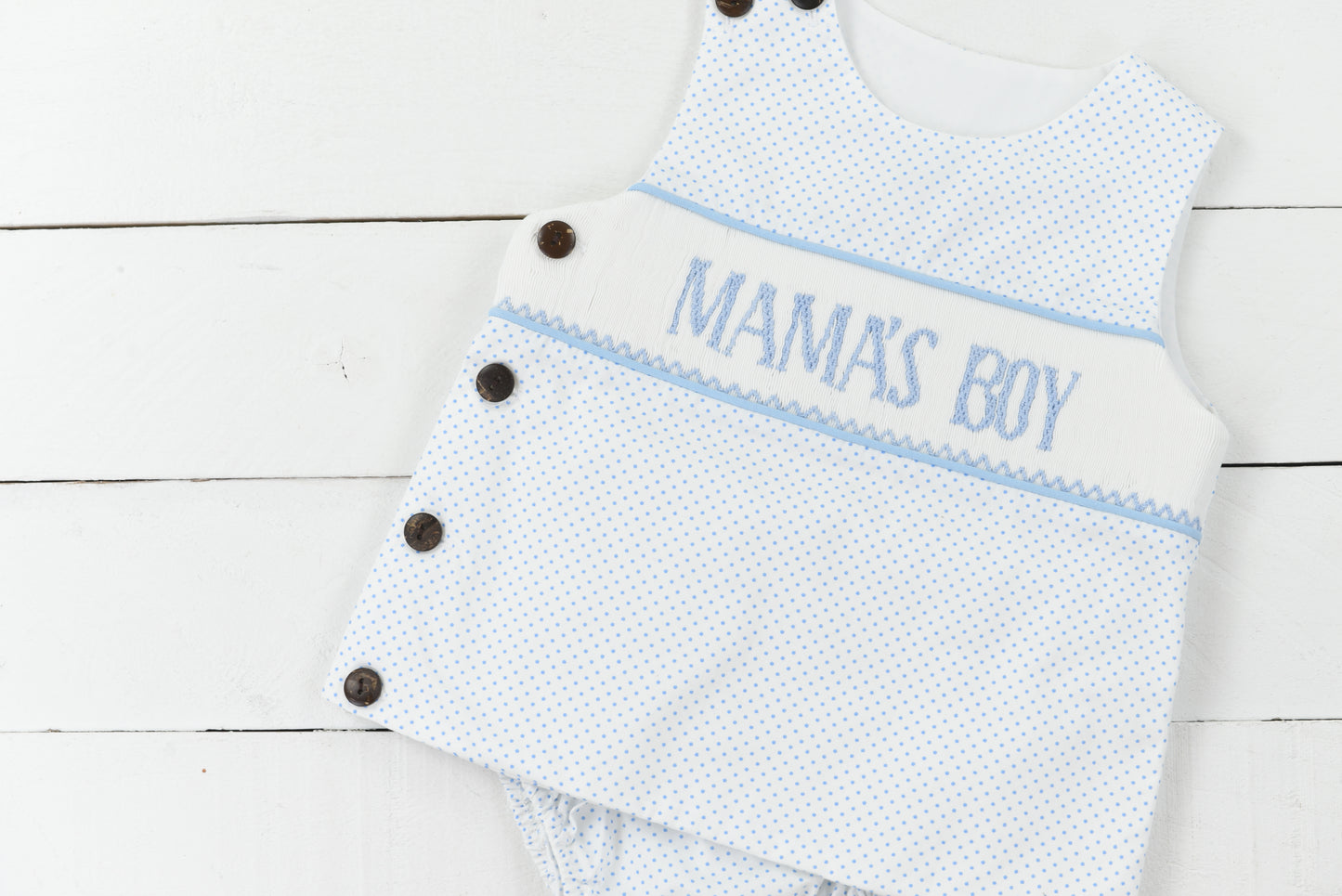 PO99: Mama's Boy Bitty Dot Diaper Set