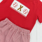 Smocked Baseball Boy Short Set