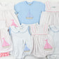 PO99: Applique Sailboat Boy Bubble Short Set