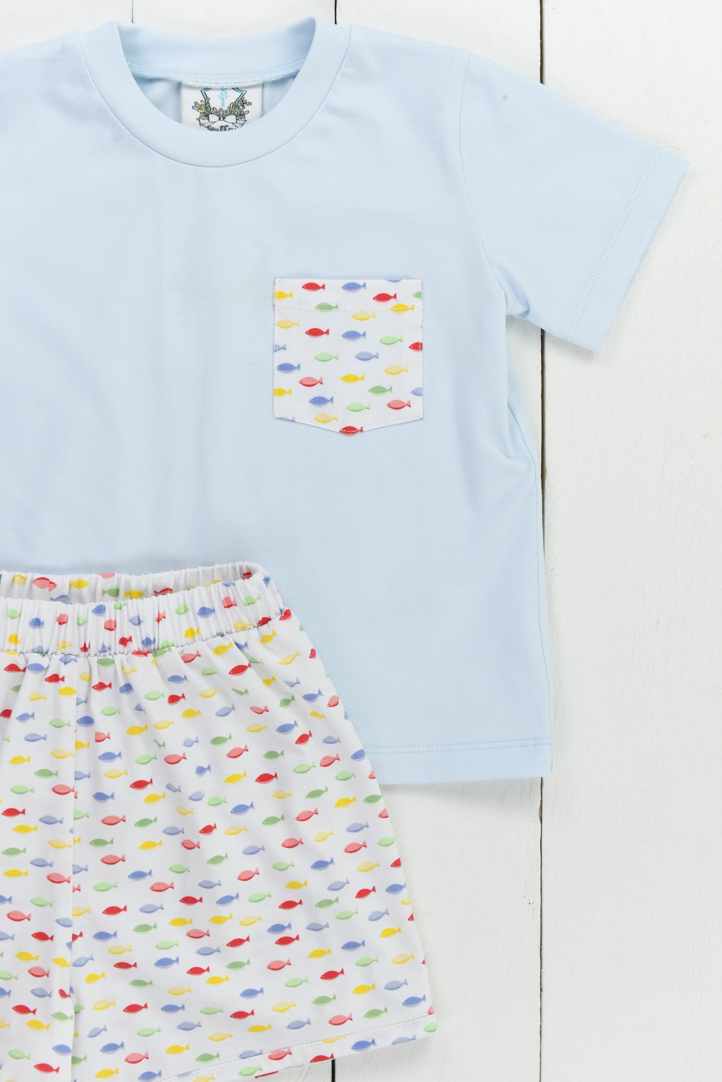 PO99: Marine Life Boys Short Set