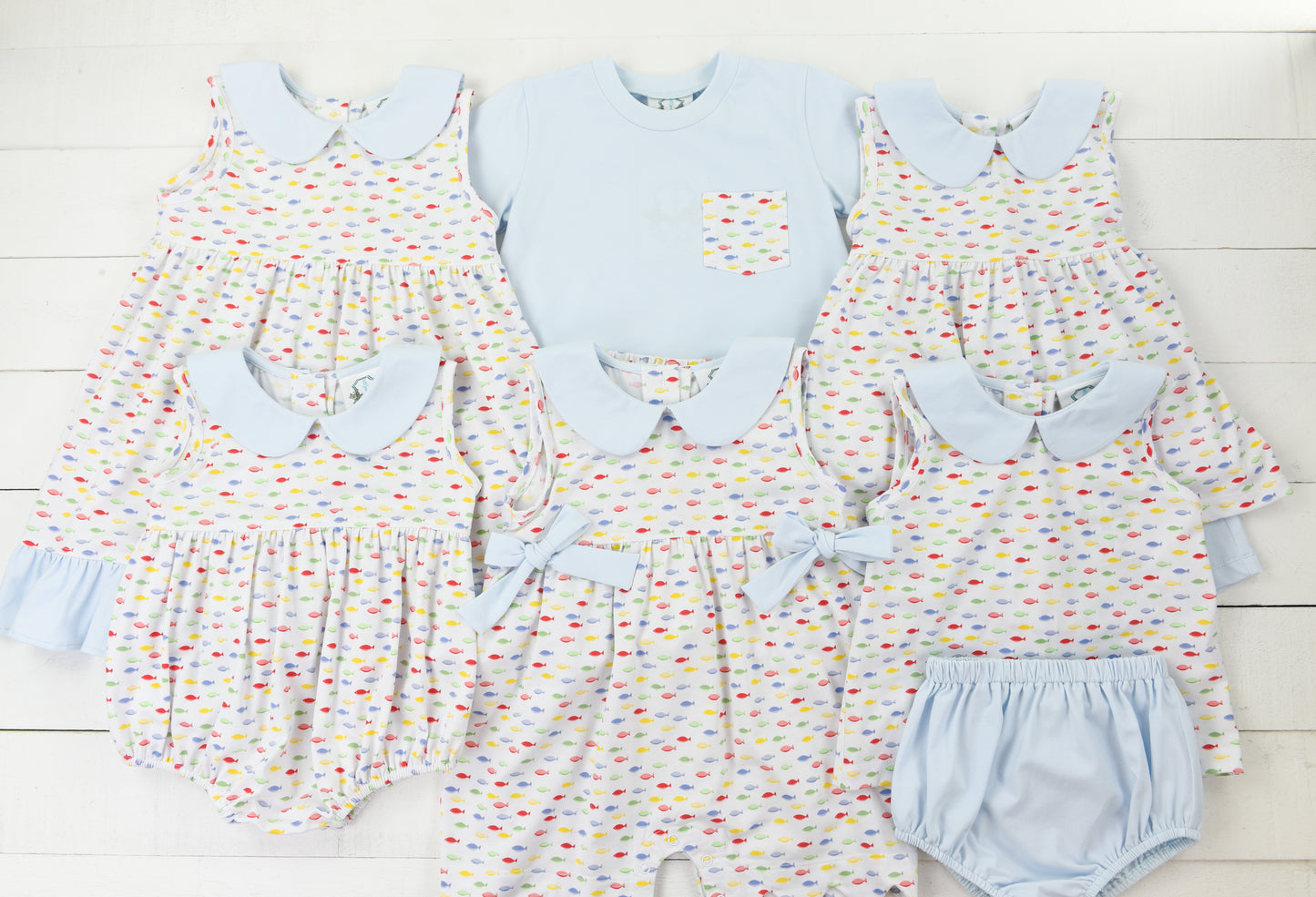 PO99: Marine Life Girl Short Set