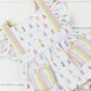 Tiny Sails Girls Bubble Short Set