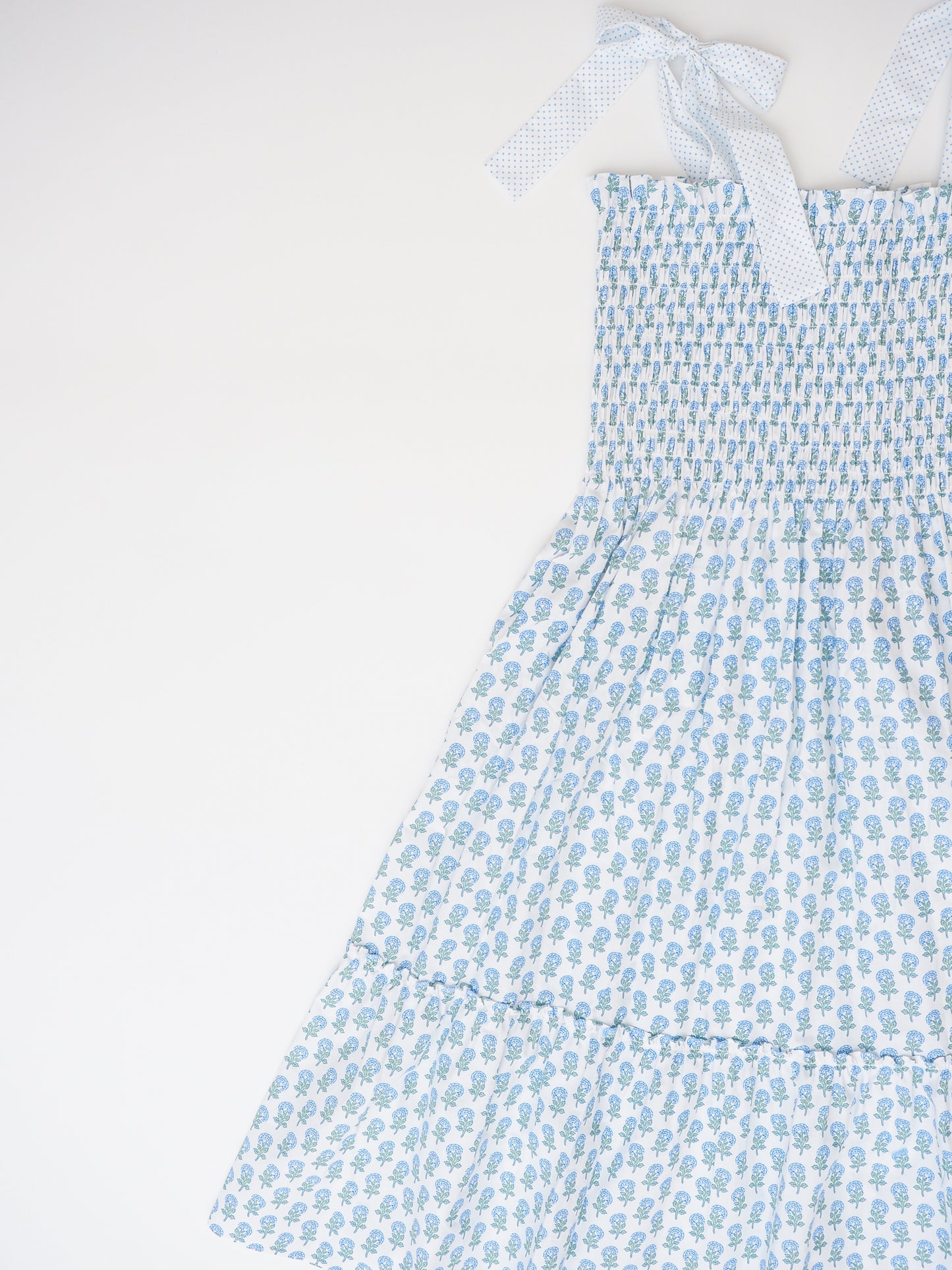 PO99: Mama Hydrangea/Bitty Dot Dress