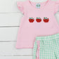 French Knot Apples Girls Short Set