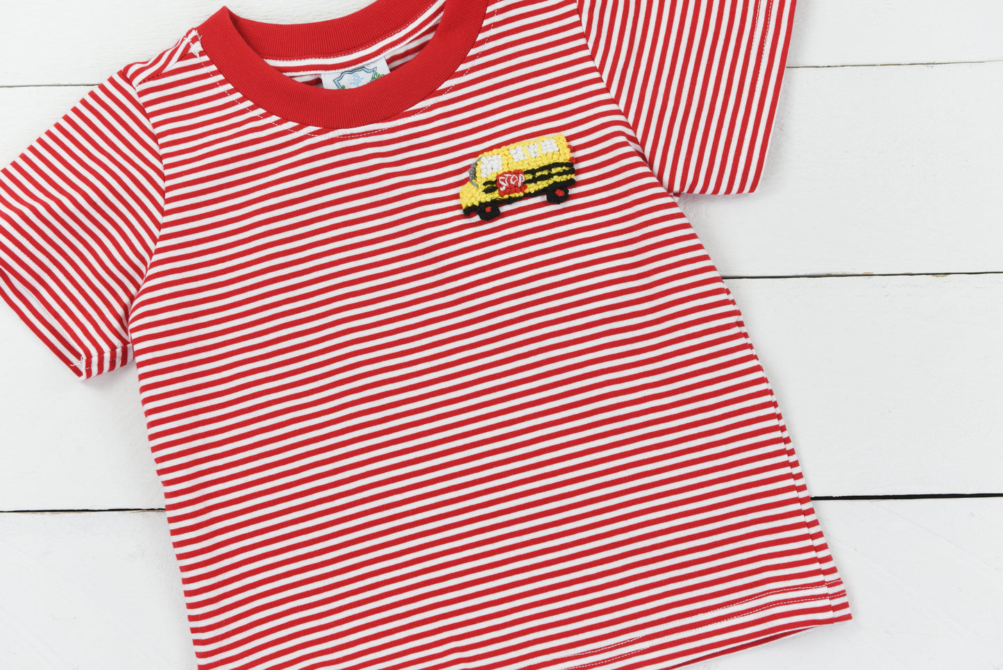 Boy Basic Stripe Bus Shirt Only