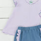 Everyday Purple Knit Short Set