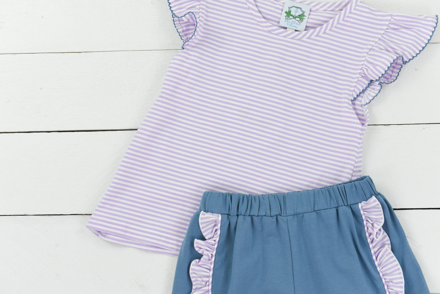 Everyday Purple Knit Short Set