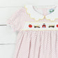 Red Bitty Dot School Dress