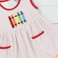 French Knot Crayons Dress
