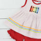French Knot Crayons Girl Short Set