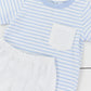 Blue Bitty Dot Boys Short Set