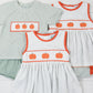 Smocked Pumpkin Boy Short Set