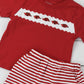 Hog Stripe Boy Short Set