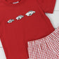 French Knot Hogs Boy Short Set