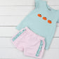 Mint Pumpkin Girl Short Set