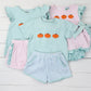 Mint Pumpkin Boy Short Set
