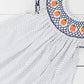 Navy Smocked Pumpkin Dress