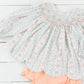 Fancy Fall Trellis Smocked Bloomer Set