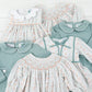 Fancy Fall Trellis Smocked Bloomer Set