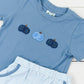 Cute & Colorful Pumpkin Knit Boys Short Set