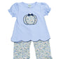 Blue Pumpkin Blooms Girl Pant Set